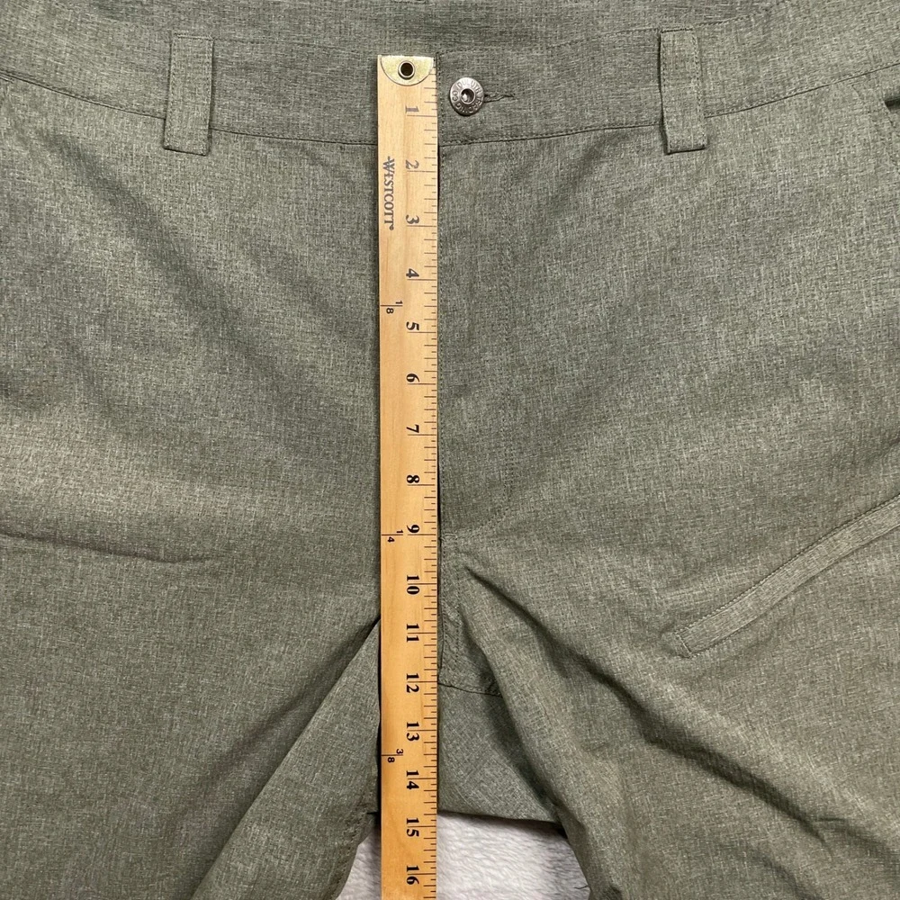 Duluth Trading Co Utility Shorts Men 44 Grey Heathered Quick Dry Cargo Pocket